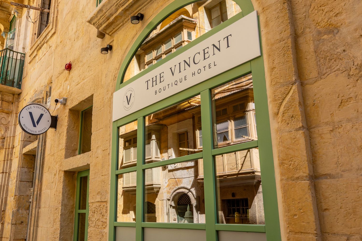 The Vincent facade detail