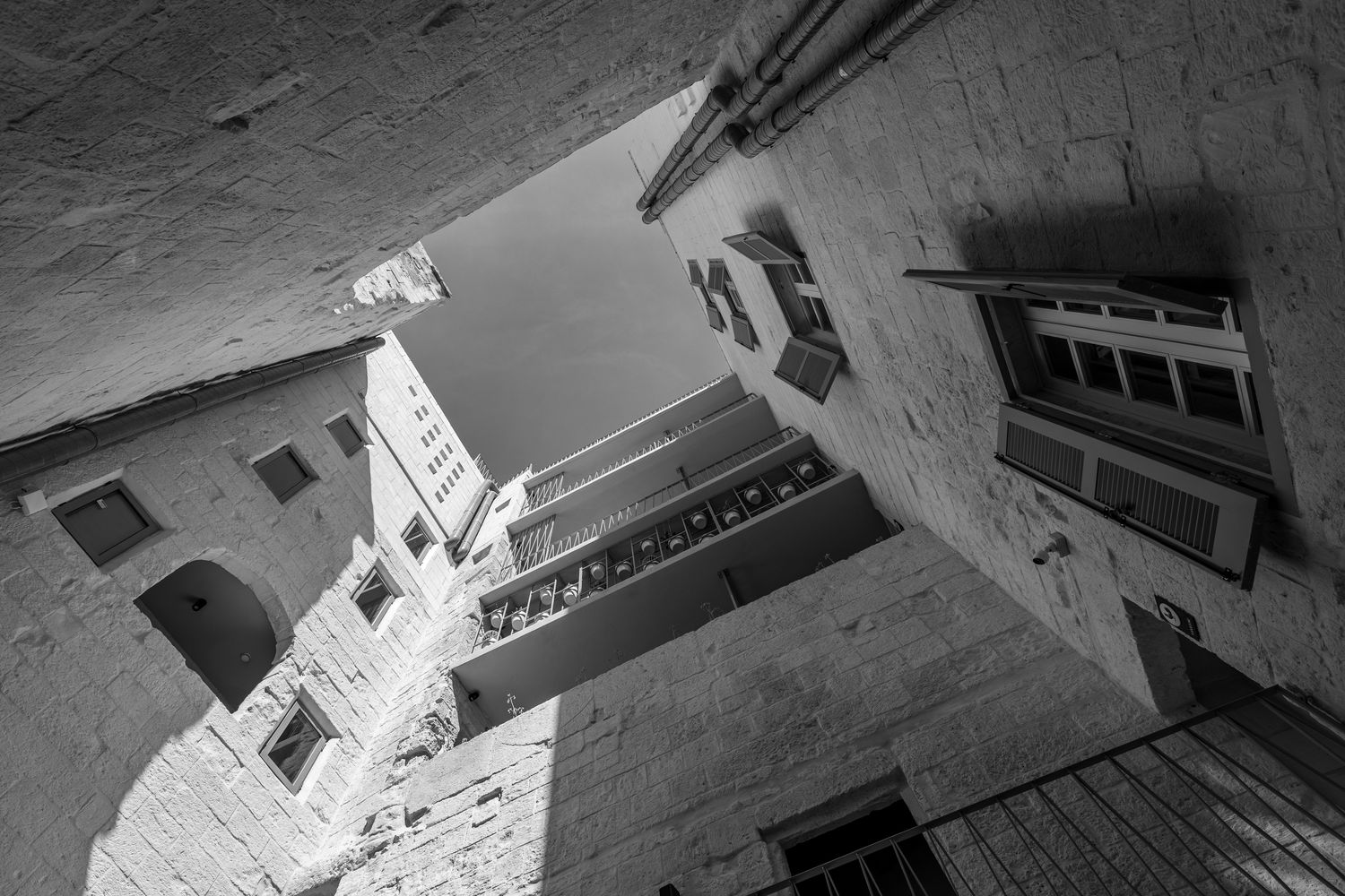 The Vincent courtyard