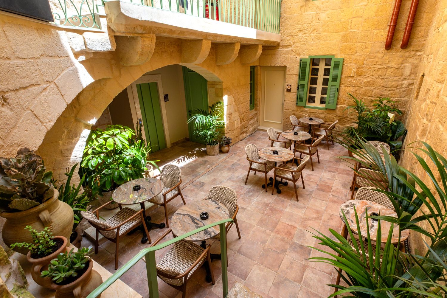 The Vincent courtyard