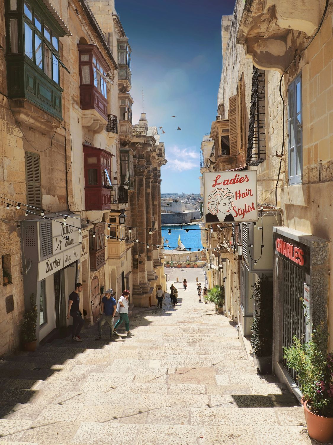 Valletta harbour view